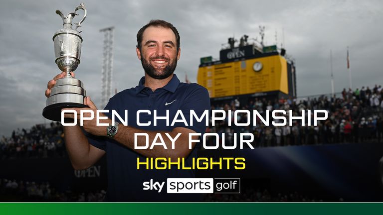 Highlights from the final round of The Open from Royal Portrush as Scottie Scheffler won his fourth career major title