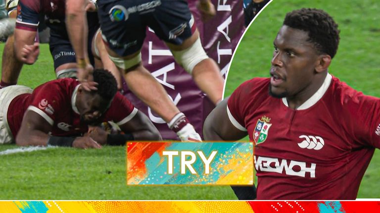 Jamison Gibson-Park showed brilliant awareness to find the supporting run of Maro Itoje for the Lions' fourth try
