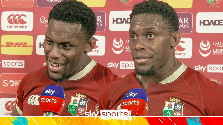 British and Irish Lions captain Itoje says he's relishing the role and praises the efforts of his side 