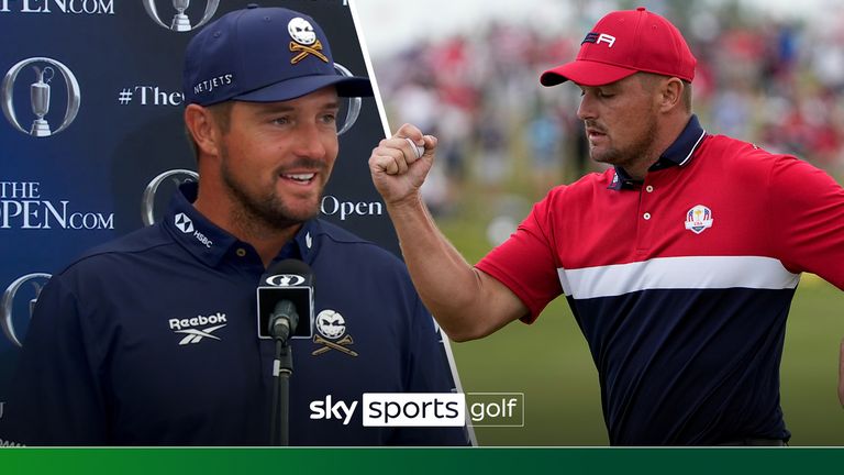 Bryson DeChambeau reveals that Keegan Bradley left personal notes in the lockers of USA Ryder Cup players ahead of the fourth round of The Open