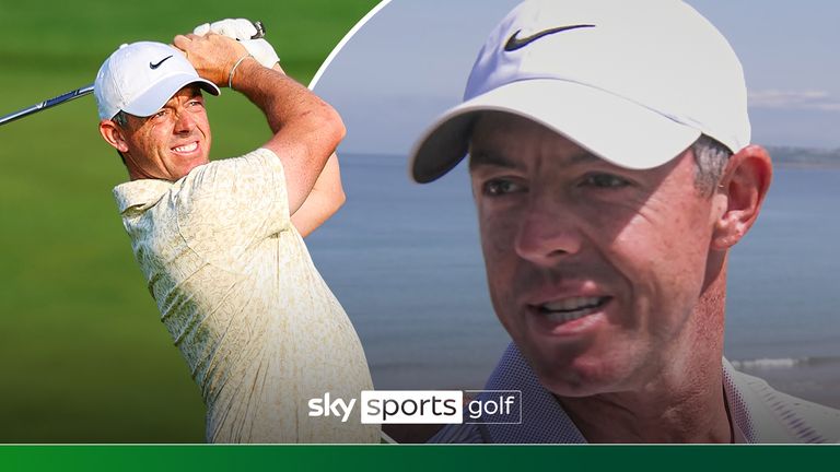 Rory McIlroy seemed in a relaxed mood during his practice round on Wednesday and admits it would it be 'cool' to bookend the season with winning majors