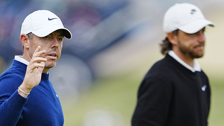 McIlroy played alongside Tommy Fleetwood and Justin Thomas over the first two days 