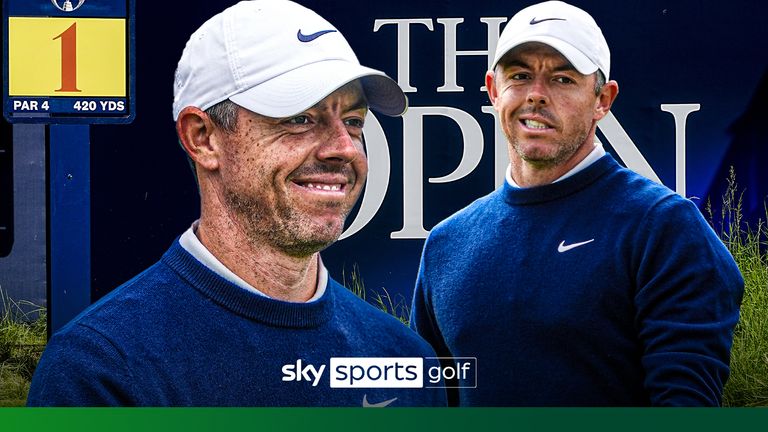 Rory McIlroy shot a two-under-par 69 in his second round to stay in the Open Championship mix at Royal Portrush