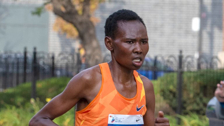 Ruth Chepngetich, a female marathon world record owner, temporarily suspended for a positive doping test