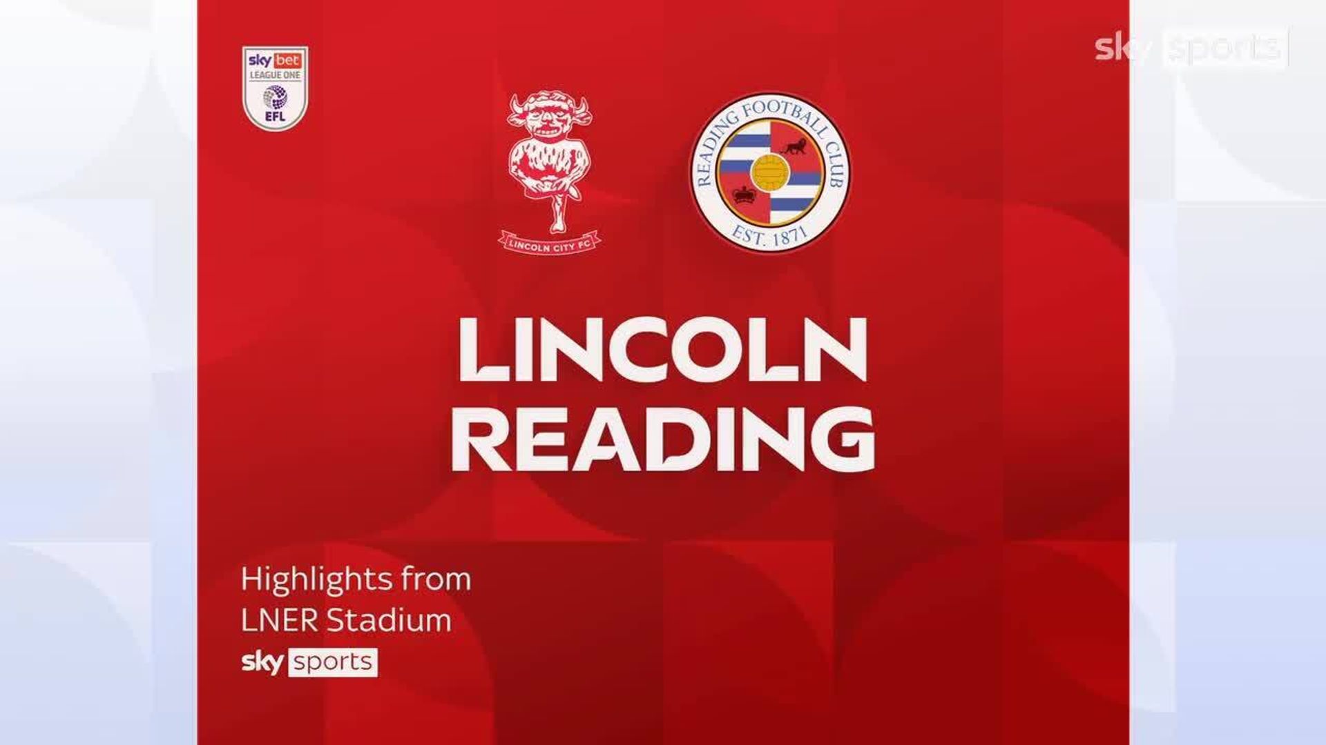 Lincoln 2-0 Reading
