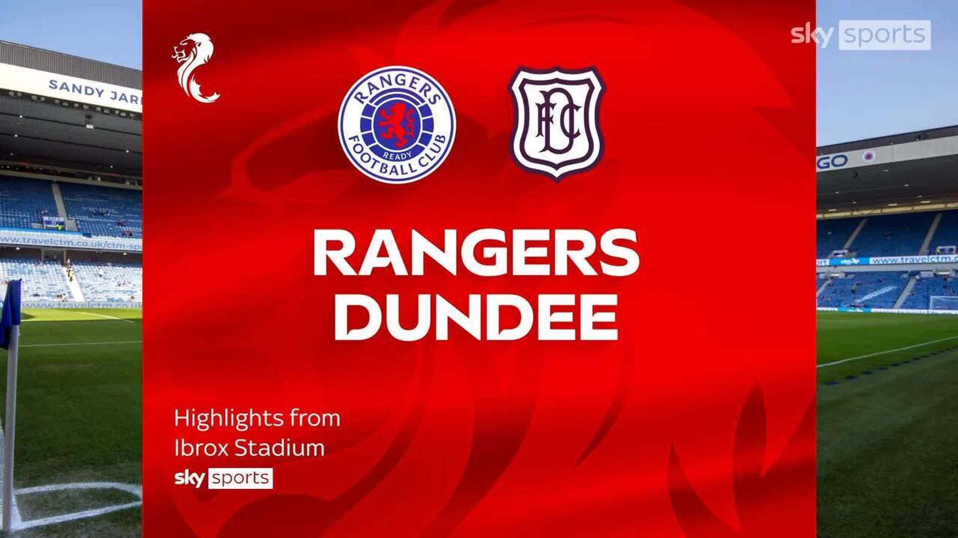 Rangers salvage injury-time point at home to Dundee
