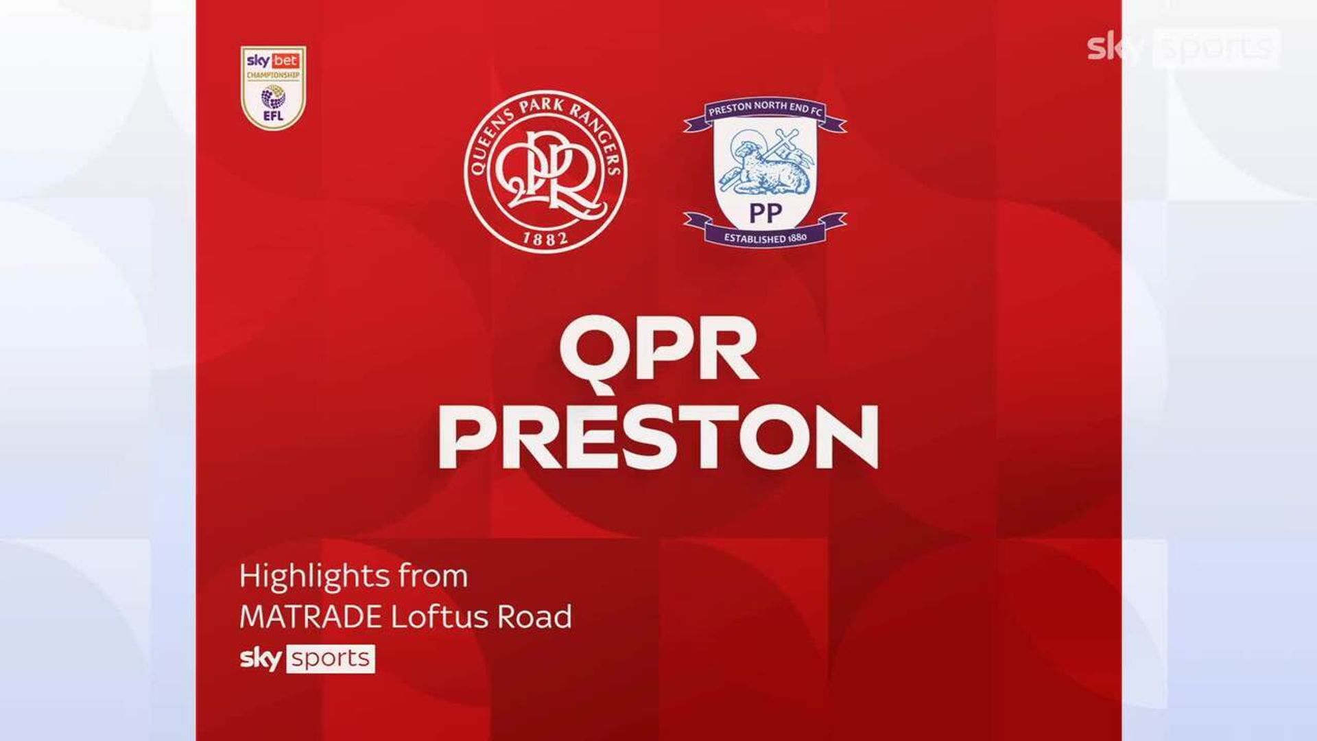 QPR 1-1 Preston