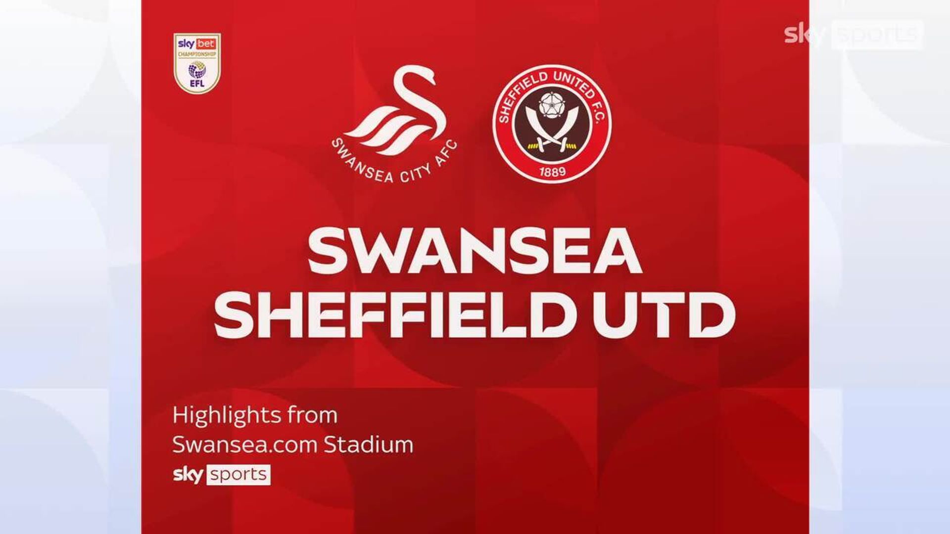Swansea 1-0 Sheffield United