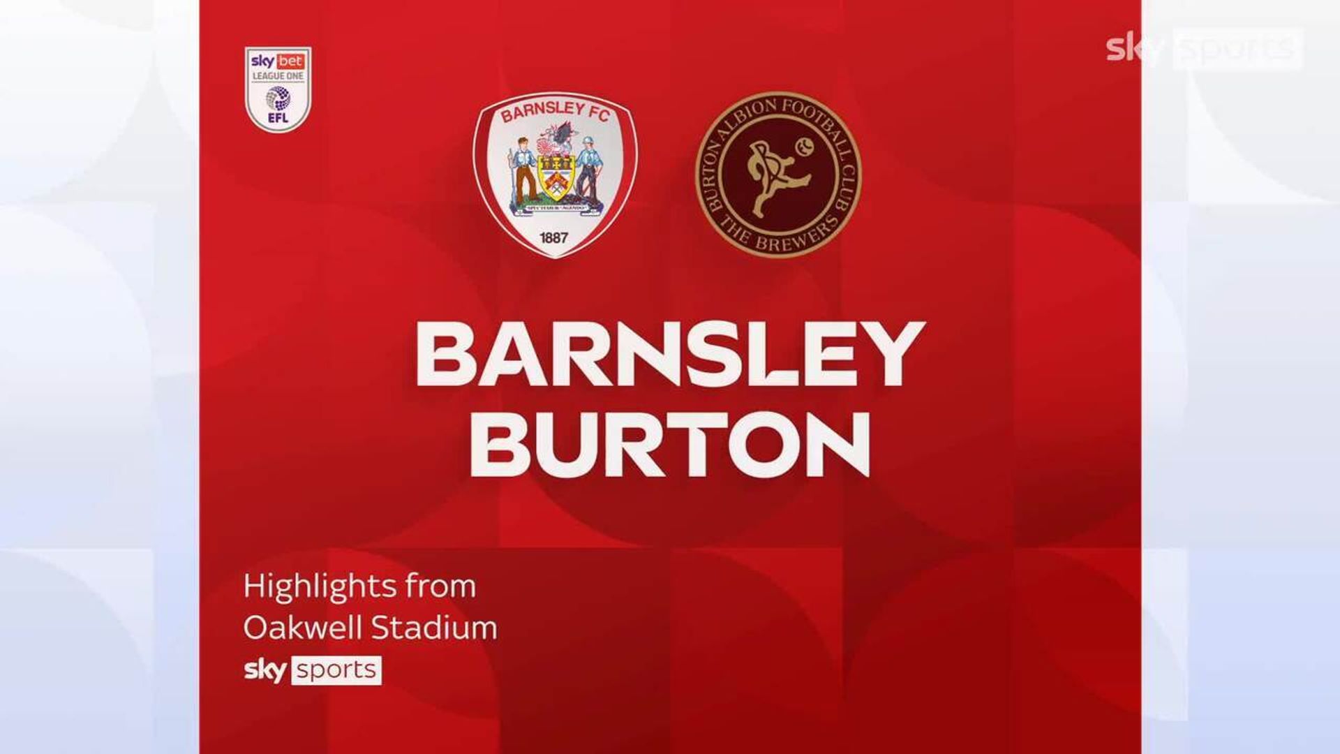  Barnsley 3-2 Burton 