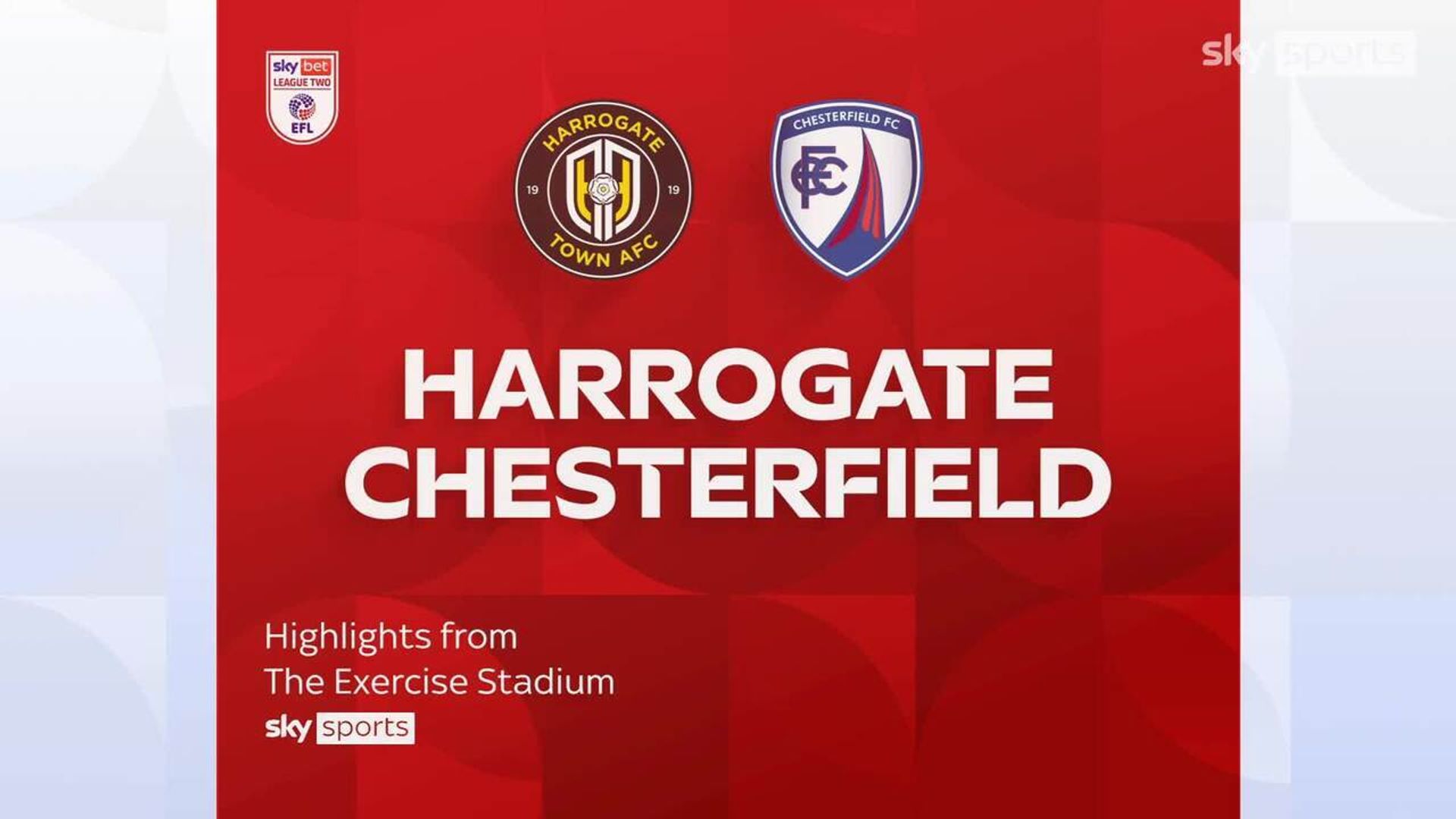 Harrogate 1-2 Chesterfield