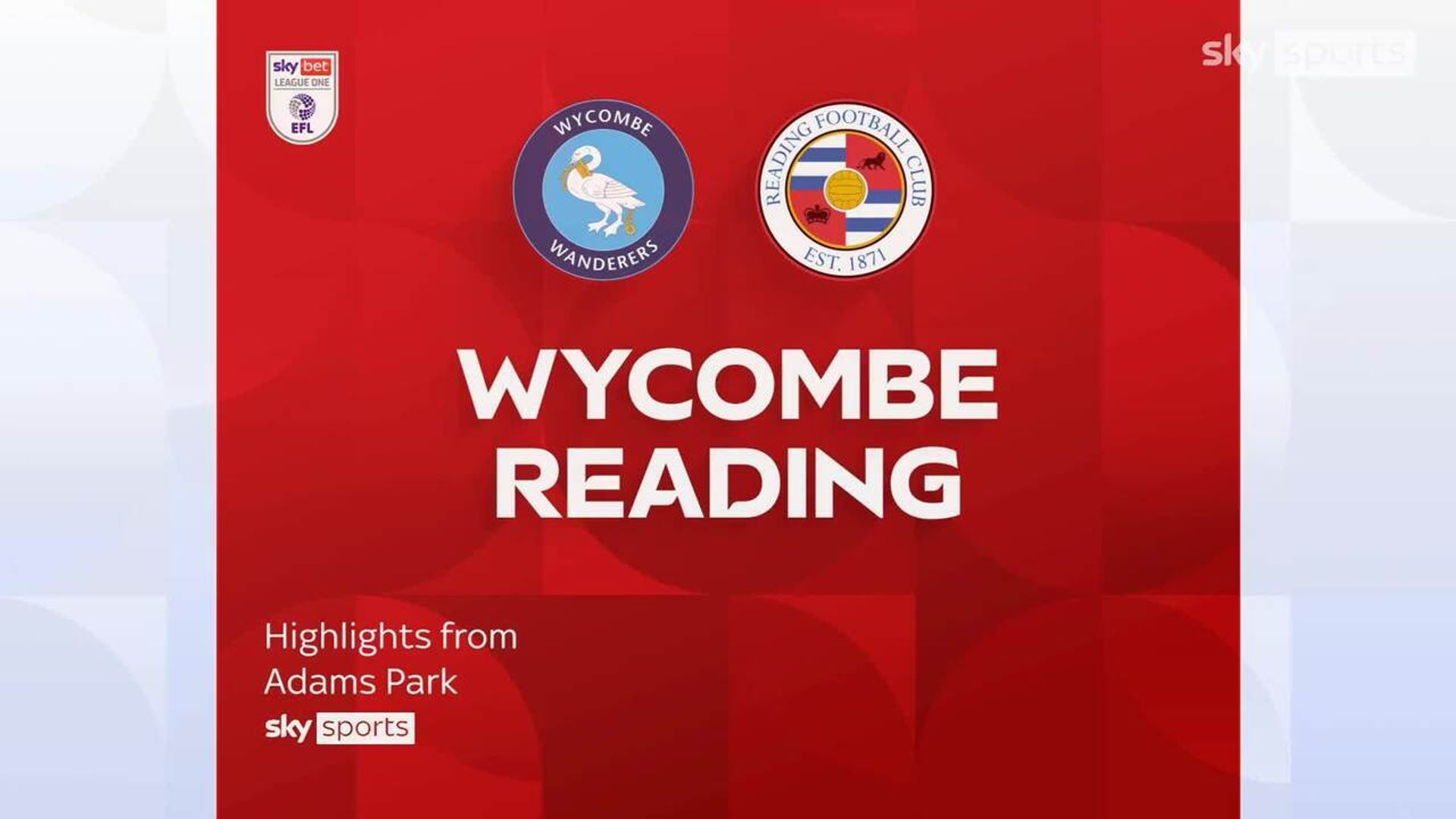 Wycombe 2-2 Reading
