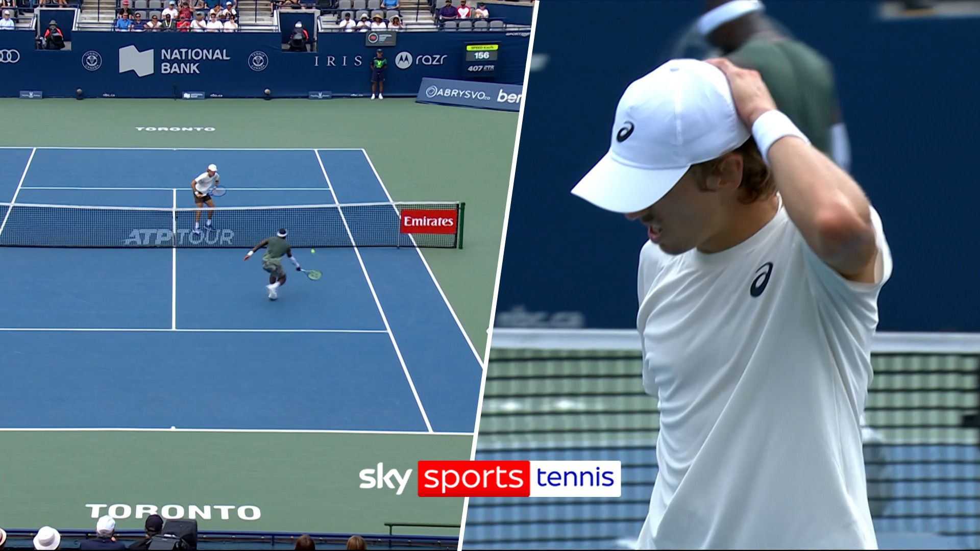 'Point of the match!' | Tiafoe and De Minaur exchange EPIC rally