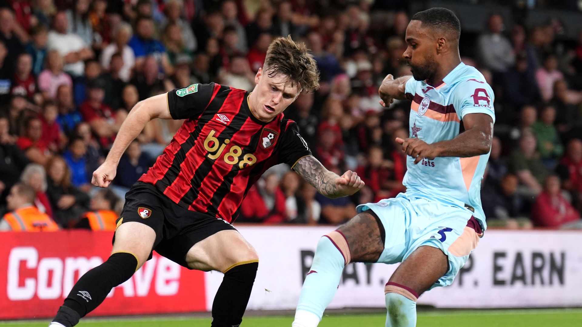 Brentford through after holding off Bournemouth in Carabao Cup