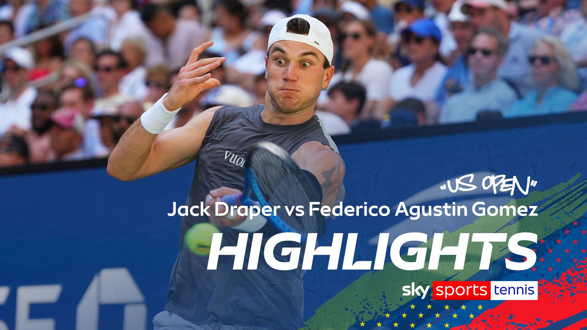 Draper overcomes resilient Gomez to advance in US Open