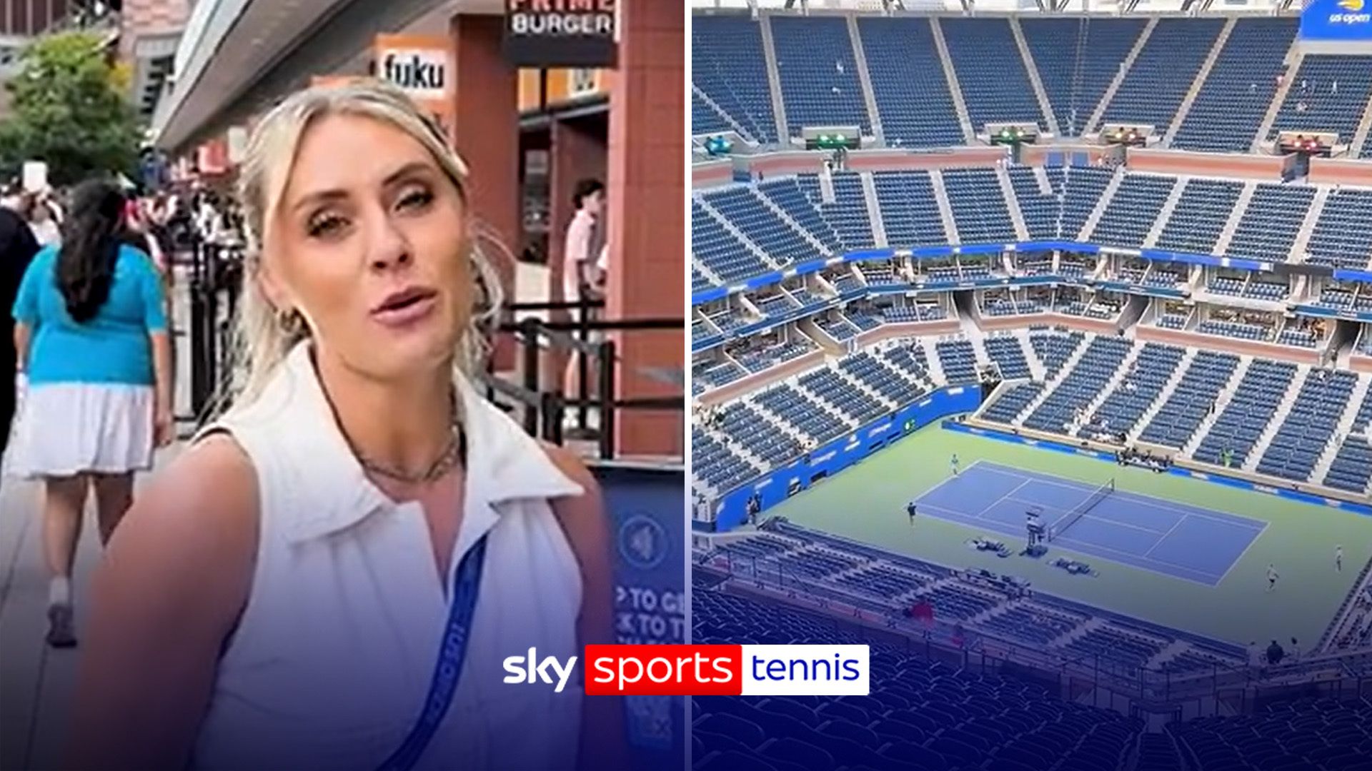 'Chicken nuggets and caviar!' | Emma Paton takes us backstage at the US Open!