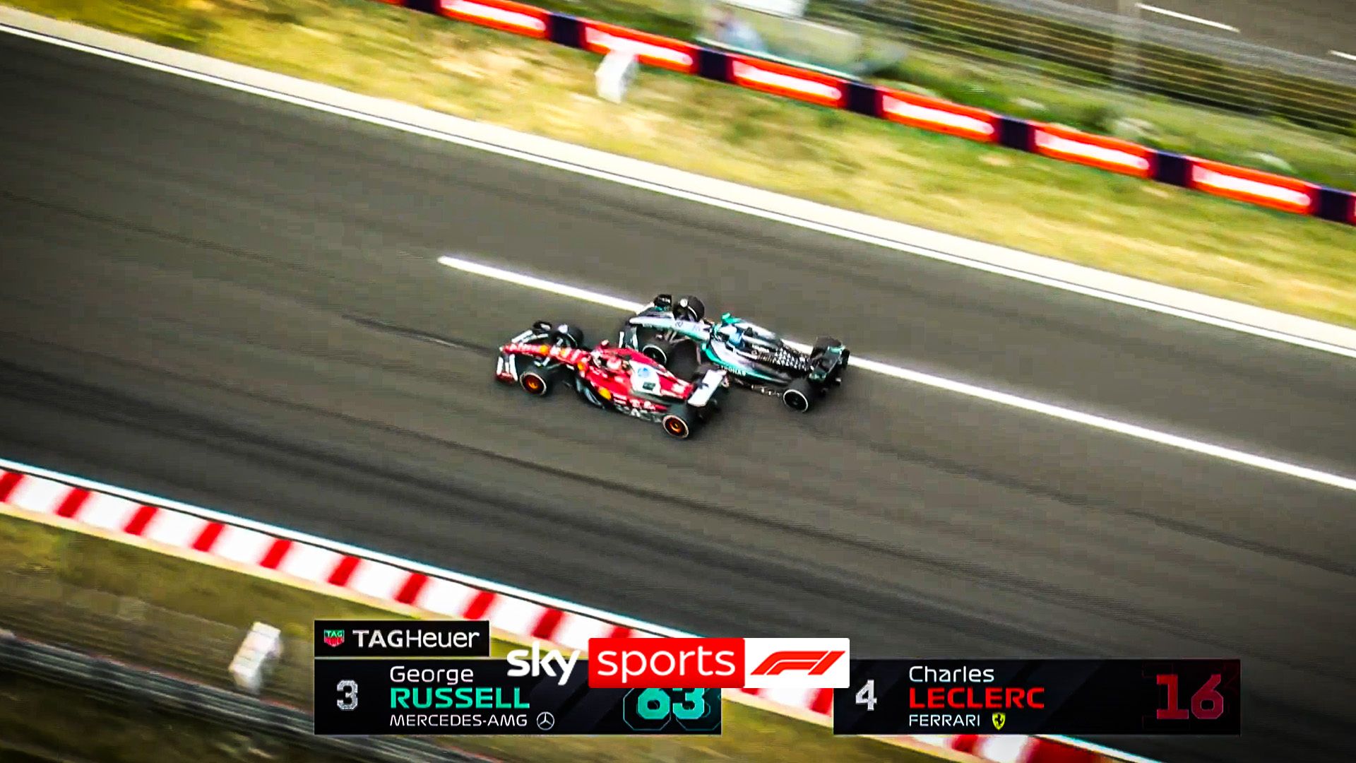 'Charles NOT happy!' The moment Russell snatched podium from 'angry' Leclerc