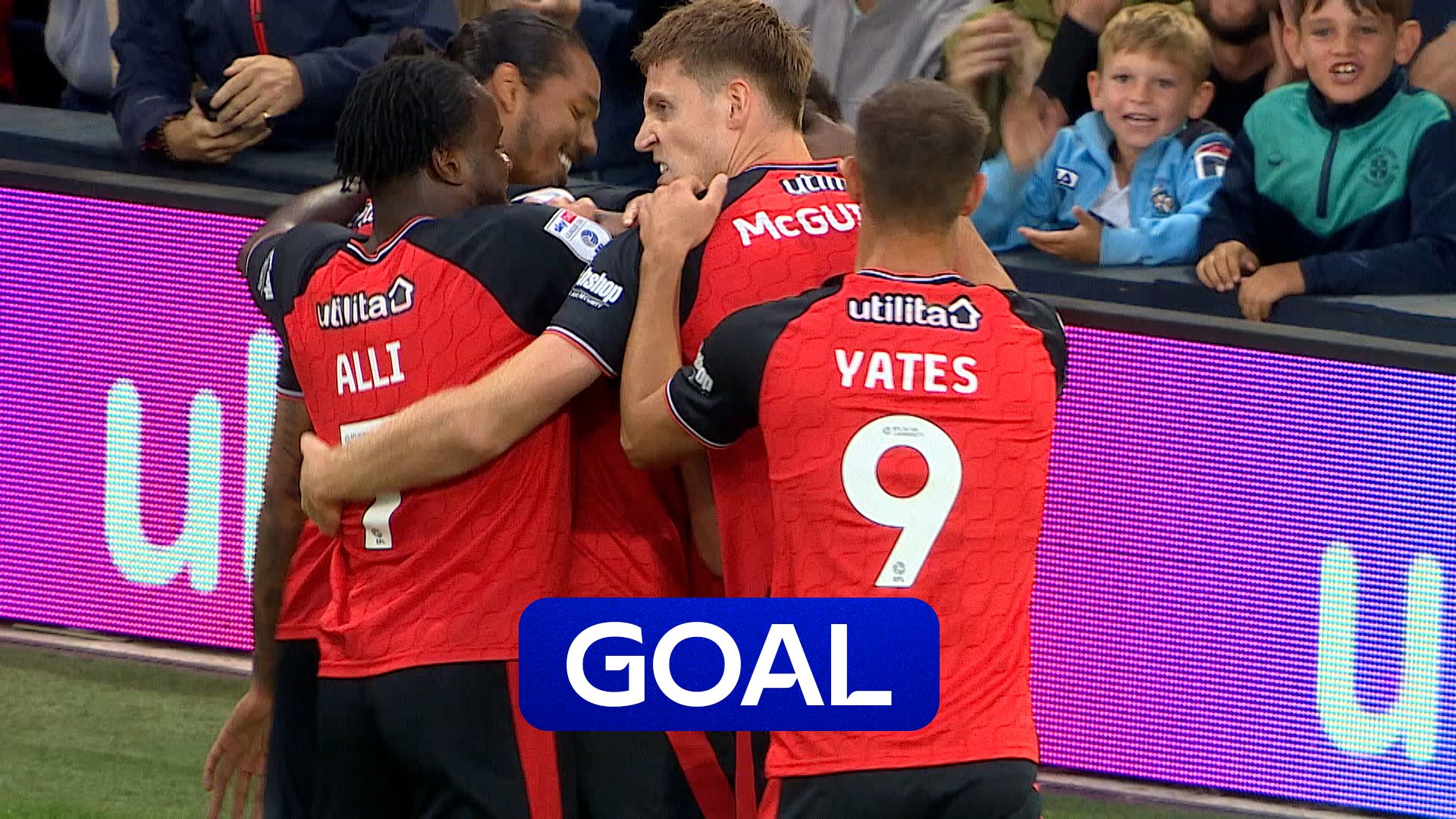 'Right place, right time!' | Saville opens the scoring for Luton 