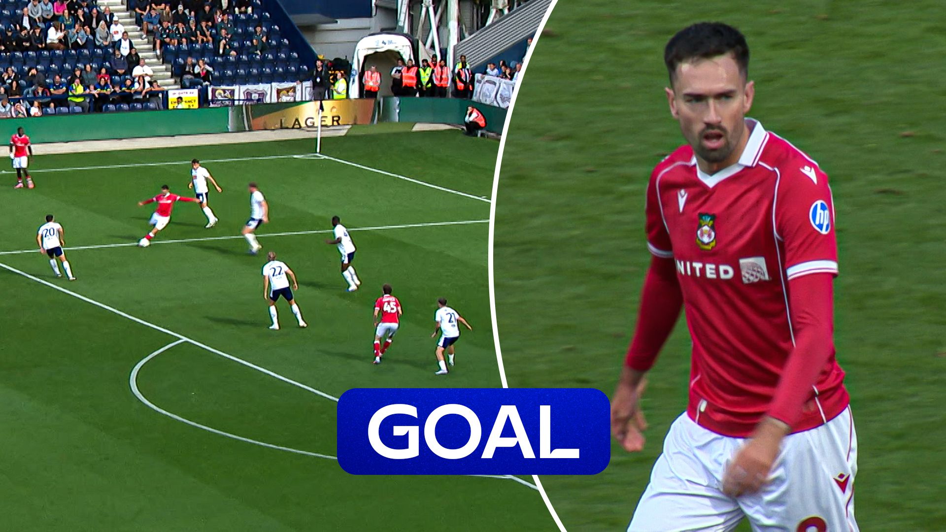 ‘It’s a beauty!’ | Hardie scores screamer for Wrexham!