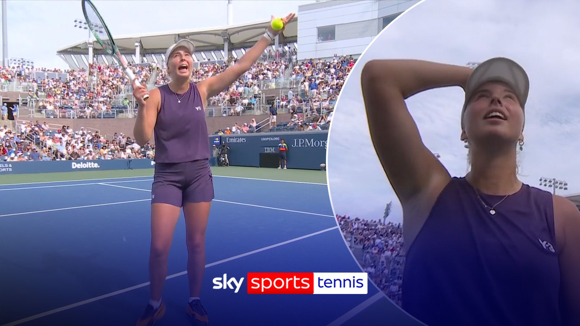 DRAMA! Tauson erupts over umpire call | 'Look at the BALL!'