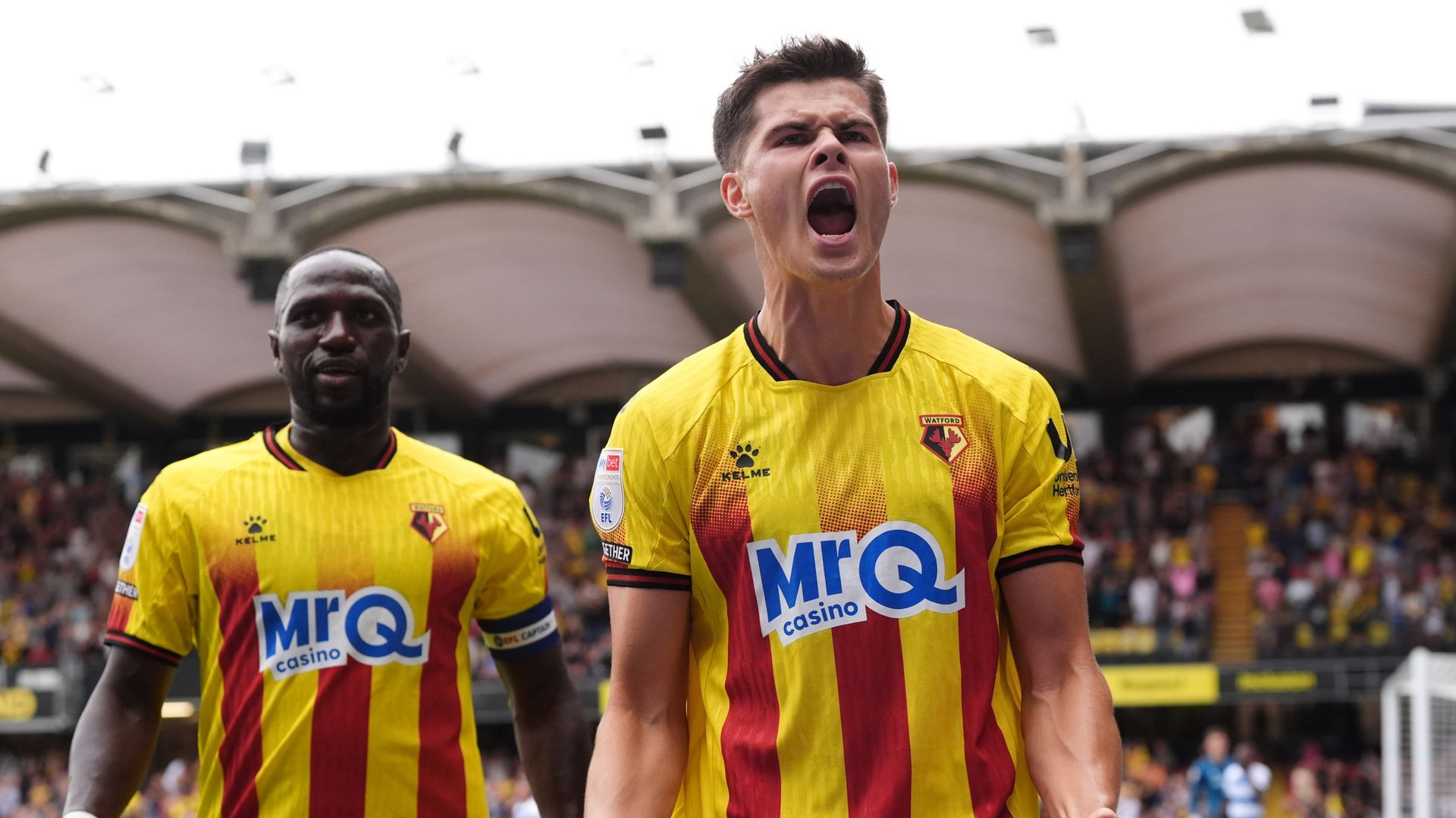 Kjerrumgaard double seals win for Watford