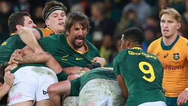 Eben Etzebeth's late try sealed South Africa's victory over Australia