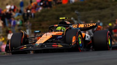 Lando Norris in action at the 2025 Dutch Grand Prix in Zandvoort