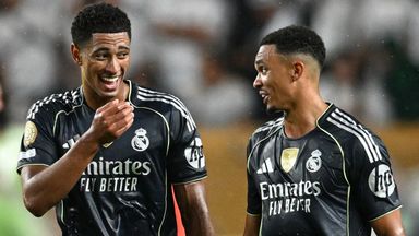 England's Jude Bellingham and Trent Alexander-Arnold will combine on club duty this season for Real Madrid. 