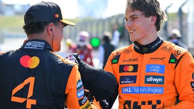 Oscar Piastri and Lando Norris after their qualifying duel at the Dutch GP