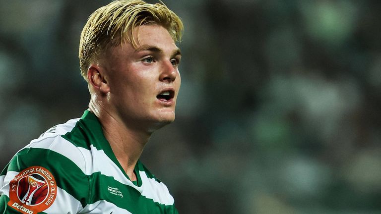Wechselt Sporting-Stürmer Conrad Harder zu RB Leipzig?