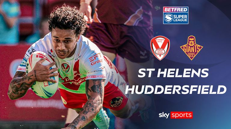 Highlights from the Betfred Super League clash between St Helens and Huddersfield Giants