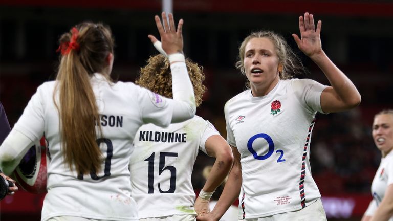 Zoe Aldcroft captains England's Red Roses from flanker in their 2025 Women's Rugby World Cup opener vs the USA