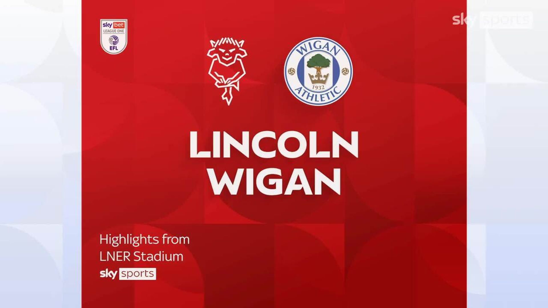 Lincoln City 2-2 Wigan