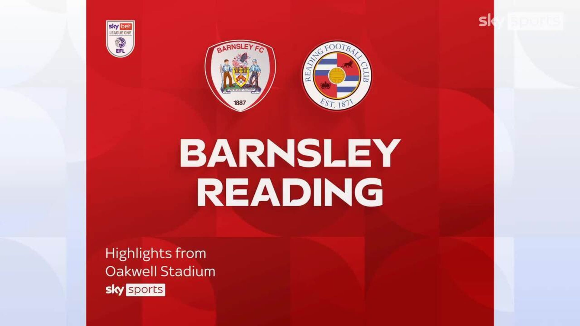 Barnsley 3-2 Reading