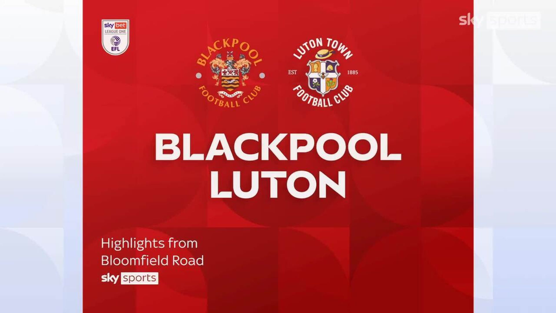 Blackpool 2-2 Luton