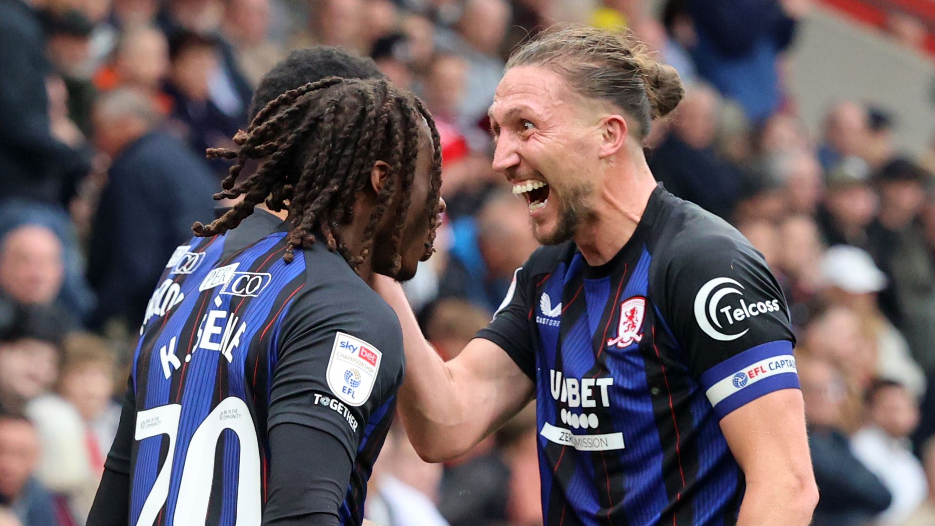 Late Sene strike keeps leaders Middlesbrough unbeaten - free highlights & report