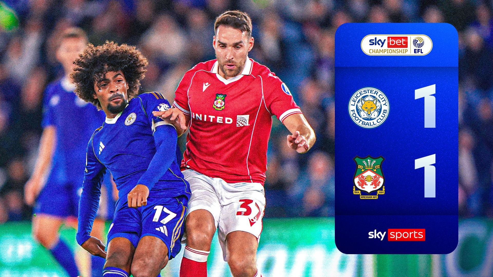 Leicester 1-1 Wrexham