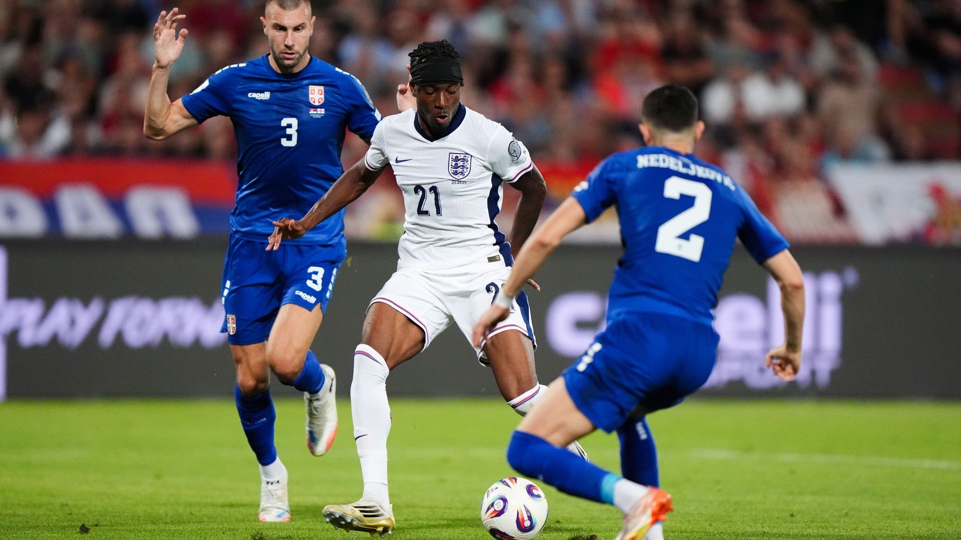 Madueke doubles England's lead against Serbia LIVE!