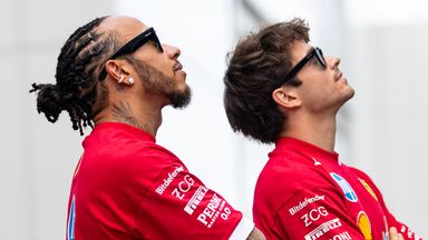 Lewis Hamilton and Charles Leclerc, Ferrari (Getty Images)