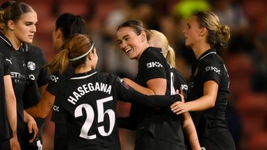 Grace Clinton scored on her Manchester City debut after moving from Man City