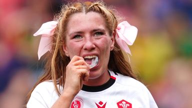 Georgia Evans was subjected to online abuse over her appearance during Wales' loss to Canada 