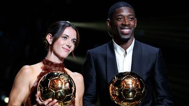 Image of Aitana Bonmati and Ousmane Dembele won the top awards