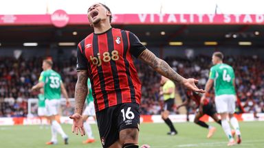 Bournemouth's Marcus Tavernier shows his frustration in the goalless draw against Newcastle