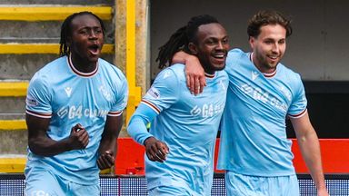 Regan Charles-Cook's goal took Motherwell into the Scottish League Cup semi-finals