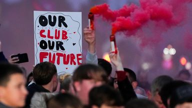Salford's tumultuous season came to end with fan protests and a barrage of red smoke bombs