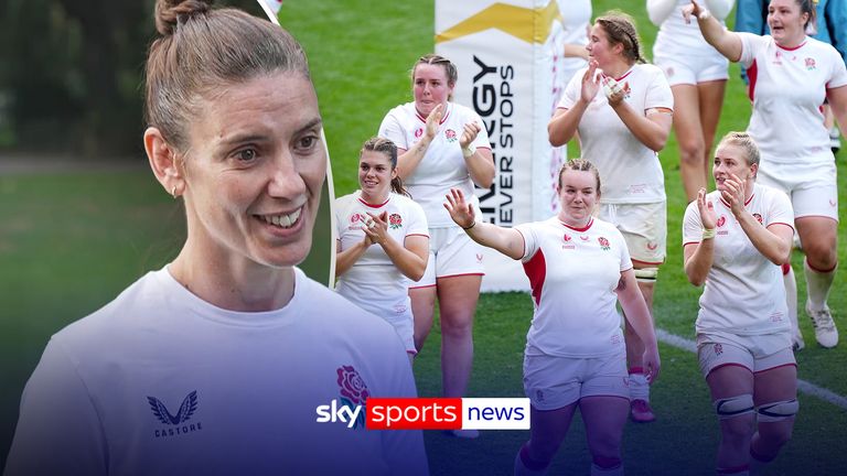 England coach Sarah Hunter speaks about what it would mean for the Red Roses to win a home Rugby World Cup and how it could change the women's game