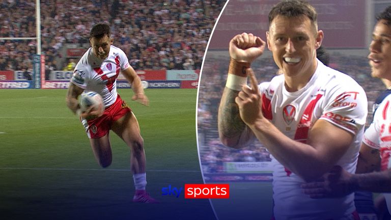 The perfect start is Sant Helen, as Cross's debt goes to the saints to give them the initiative early against Wigan