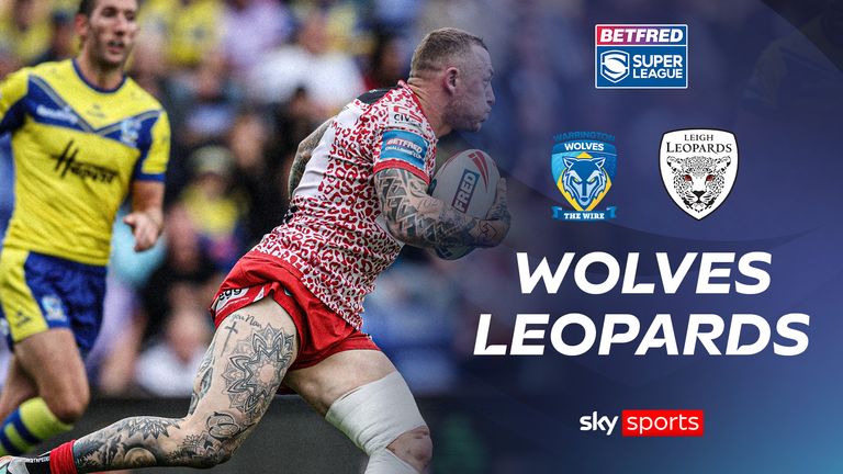 突出沃灵顿狼和利豹之间的超级联赛比赛