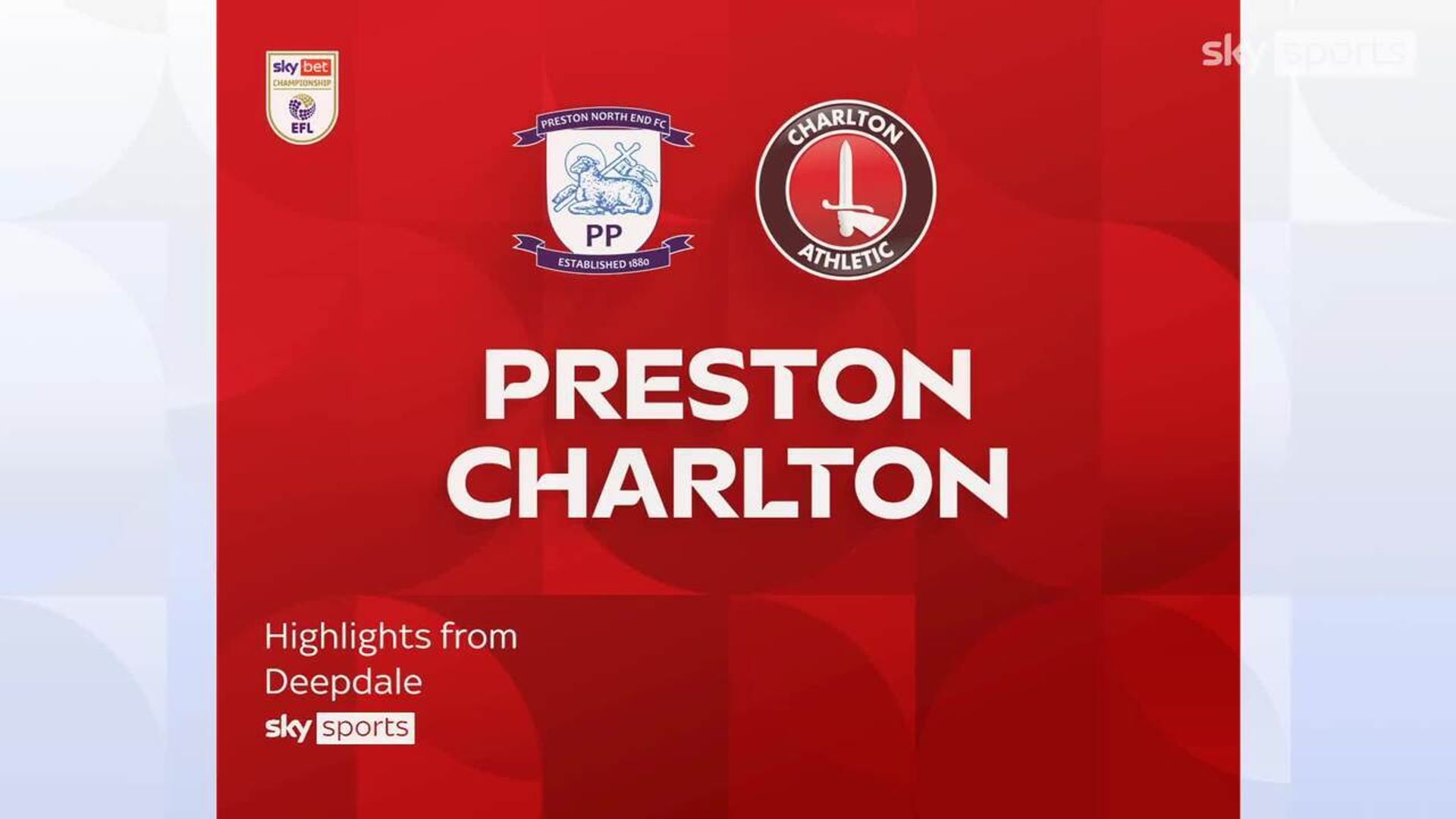 Preston 2-0 Charlton