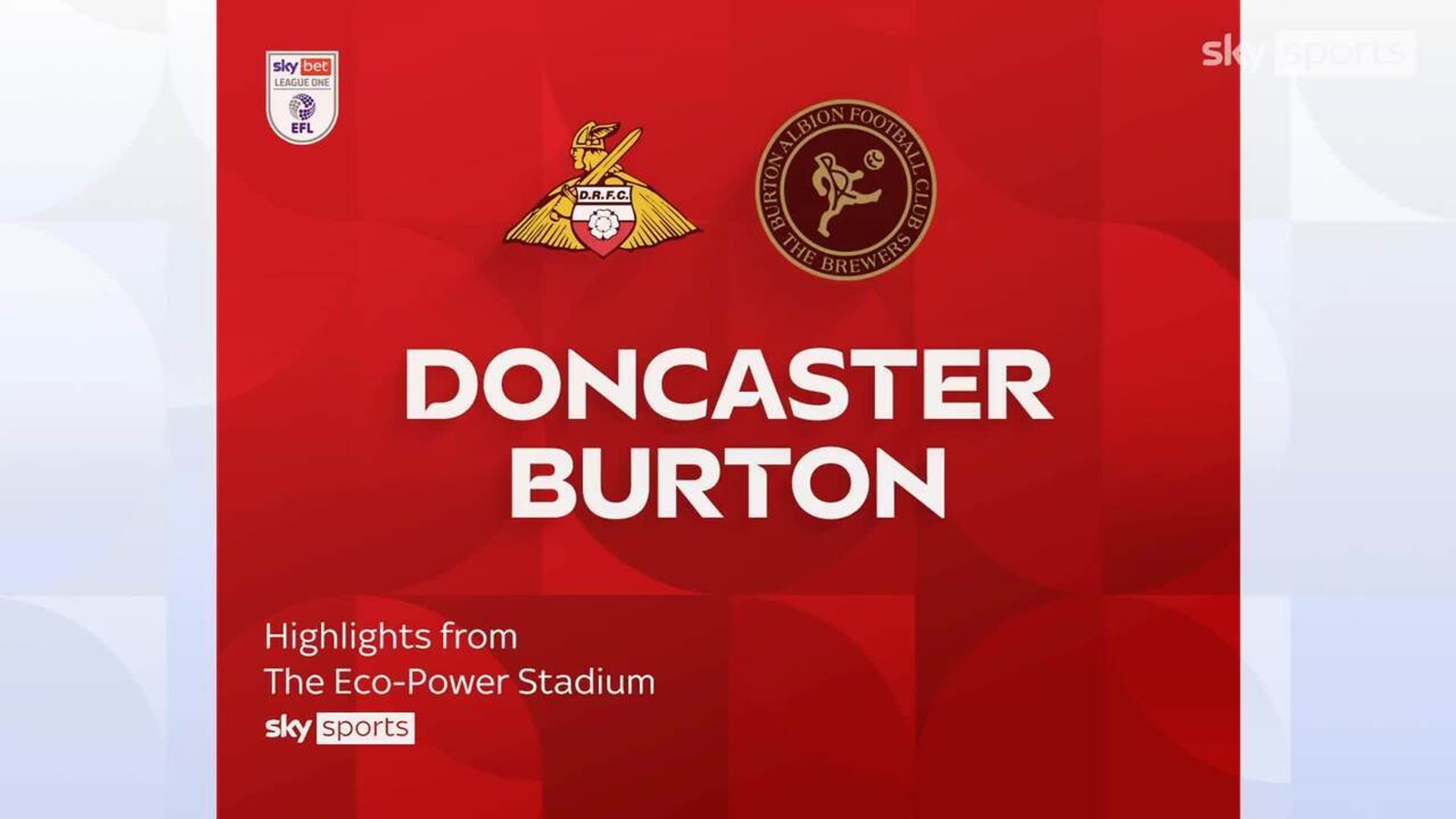 Doncaster 1-1 Burton