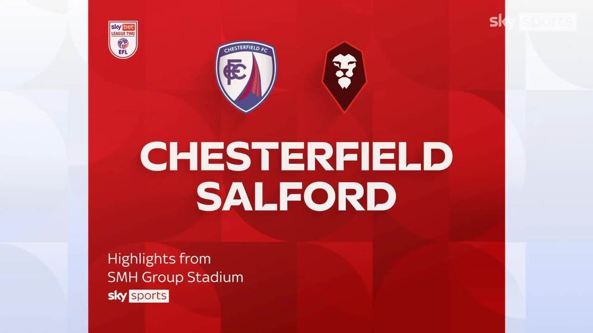 Chesterfield 2-0 Salford